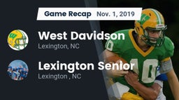 Recap: West Davidson  vs. Lexington Senior  2019