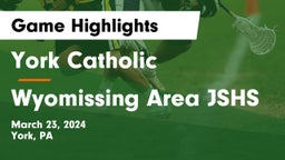 York Catholic  vs Wyomissing Area JSHS Game Highlights - March 23, 2024