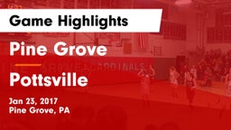 Pine Grove  vs Pottsville  Game Highlights - Jan 23, 2017