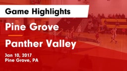 Pine Grove  vs Panther Valley  Game Highlights - Jan 10, 2017