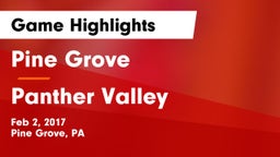 Pine Grove  vs Panther Valley  Game Highlights - Feb 2, 2017