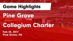 Pine Grove  vs Collegium Charter  Game Highlights - Feb 24, 2017