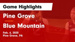 Pine Grove  vs Blue Mountain  Game Highlights - Feb. 6, 2020