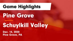 Pine Grove  vs Schuylkill Valley  Game Highlights - Dec. 14, 2020