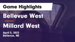 Bellevue West  vs Millard West  Game Highlights - April 5, 2022