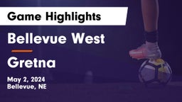 Bellevue West  vs Gretna  Game Highlights - May 2, 2024