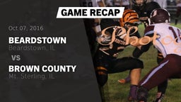 Recap: Beardstown  vs. Brown County  2016