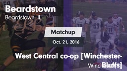 Matchup: Beardstown High vs. West Central co-op [Winchester-Bluffs]  2016