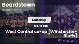 Matchup: Beardstown High vs. West Central co-op [Winchester-Bluffs]  2017