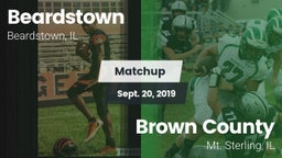 Matchup: Beardstown High vs. Brown County  2019
