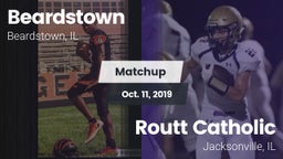 Matchup: Beardstown High vs. Routt Catholic  2019