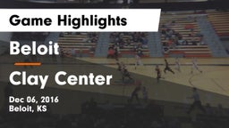 Beloit  vs Clay Center  Game Highlights - Dec 06, 2016