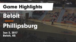 Beloit  vs Phillipsburg  Game Highlights - Jan 3, 2017