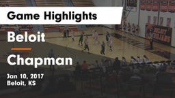 Beloit  vs Chapman  Game Highlights - Jan 10, 2017