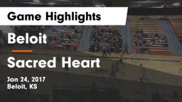 Beloit  vs Sacred Heart  Game Highlights - Jan 24, 2017