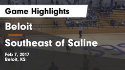 Beloit  vs Southeast of Saline  Game Highlights - Feb 7, 2017