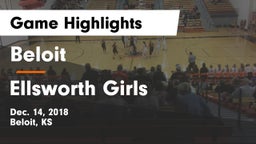 Beloit  vs Ellsworth Girls Game Highlights - Dec. 14, 2018