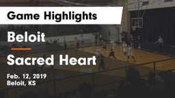 Beloit  vs Sacred Heart  Game Highlights - Feb. 12, 2019
