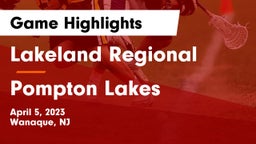 Lakeland Regional  vs Pompton Lakes  Game Highlights - April 5, 2023