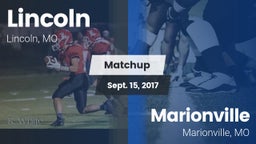 Matchup: Lincoln vs. Marionville  2017