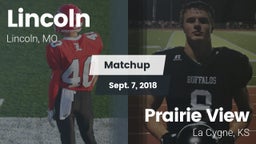 Matchup: Lincoln vs. Prairie View  2018