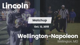 Matchup: Lincoln vs. Wellington-Napoleon  2018