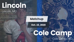 Matchup: Lincoln vs. Cole Camp  2020