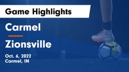 Carmel  vs Zionsville  Game Highlights - Oct. 6, 2022