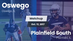 Matchup: Oswego  vs. Plainfield South  2017