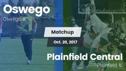 Matchup: Oswego  vs. Plainfield Central  2017