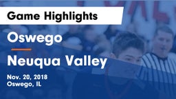 Oswego  vs Neuqua Valley  Game Highlights - Nov. 20, 2018