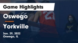 Oswego  vs Yorkville  Game Highlights - Jan. 29, 2022