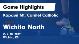 Kapaun Mt. Carmel Catholic  vs Wichita North  Game Highlights - Oct. 18, 2022