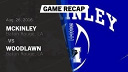 Recap: McKinley  vs. Woodlawn  2016