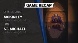 Recap: McKinley  vs. St. Michael  2016