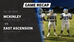 Recap: McKinley  vs. East Ascension  2016