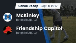 Recap: McKinley  vs. Friendship Capitol  2017