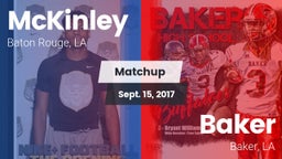 Matchup: McKinley  vs. Baker  2017