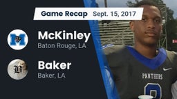 Recap: McKinley  vs. Baker  2017