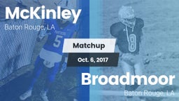 Matchup: McKinley  vs. Broadmoor  2017