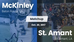 Matchup: McKinley  vs. St. Amant  2017