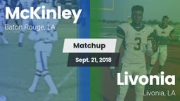 Matchup: McKinley  vs. Livonia  2018