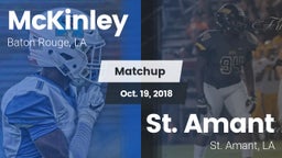 Matchup: McKinley  vs. St. Amant  2018