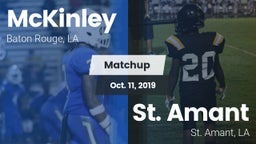 Matchup: McKinley  vs. St. Amant  2019