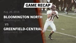 Recap: Bloomington North  vs. Greenfield-Central  2016
