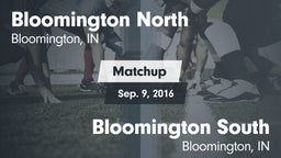 Matchup: Bloomington North vs. Bloomington South  2016
