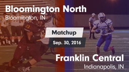 Matchup: Bloomington North vs. Franklin Central  2016