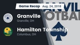 Recap: Granville  vs. Hamilton Township  2018