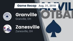 Recap: Granville  vs. Zanesville  2018