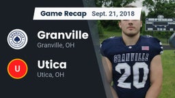 Recap: Granville  vs. Utica  2018